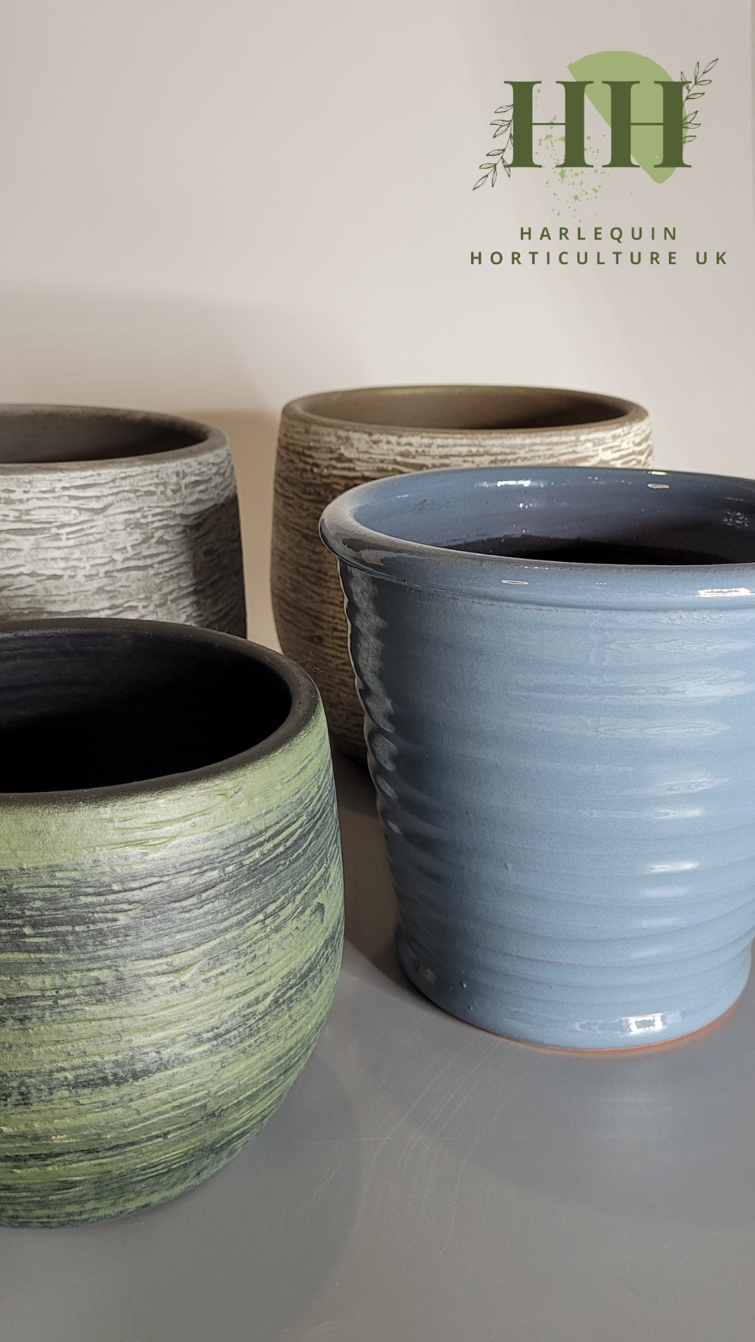 Coming soon.   Indoor pots in various sizes.