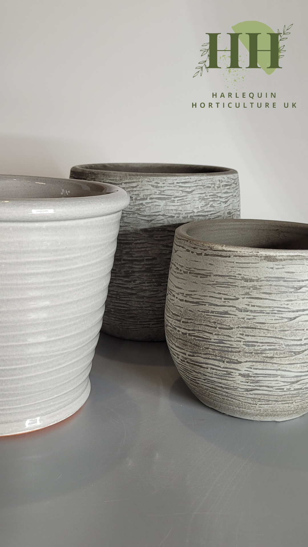 Coming soon.   Indoor pots in various sizes.